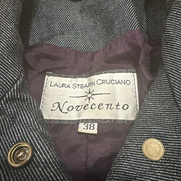 Designer Jean Jacket with Ultra Suede Collar - Picture 13 of 16